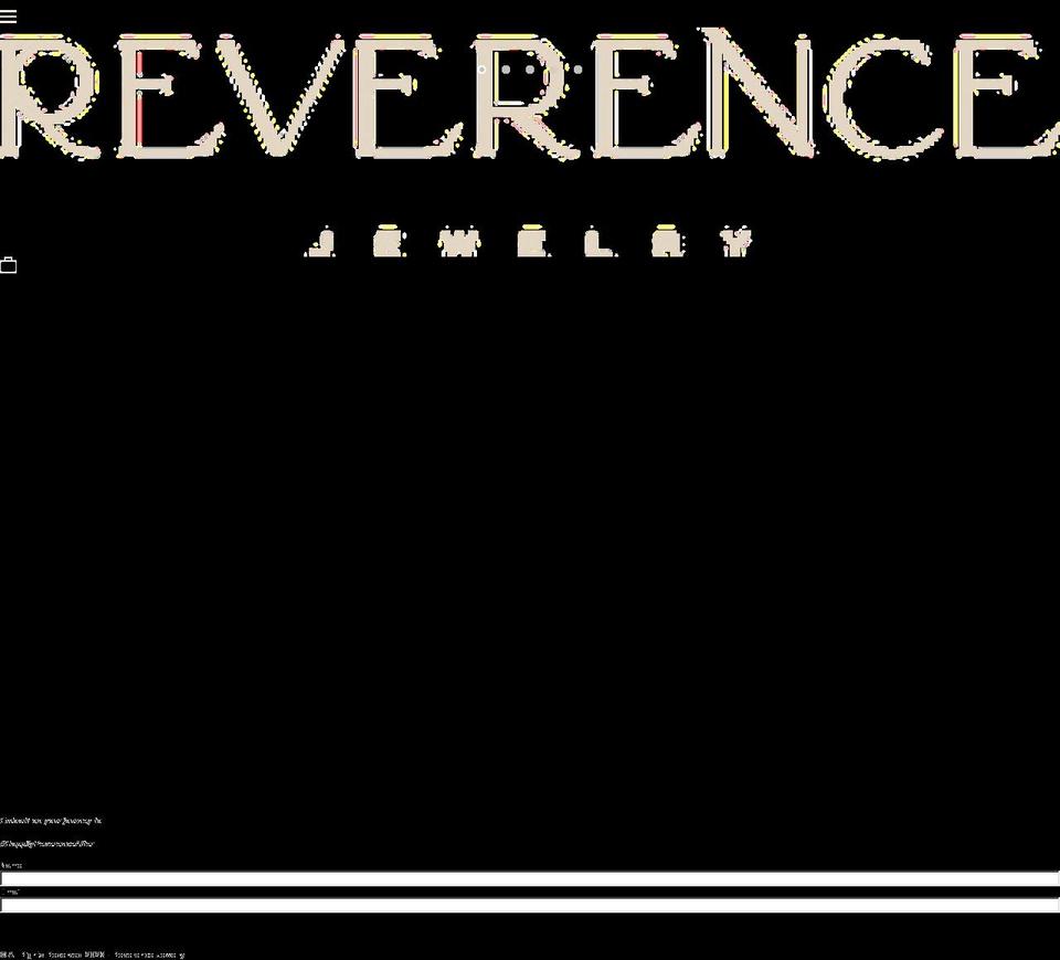 reverencejewelry.com shopify website screenshot