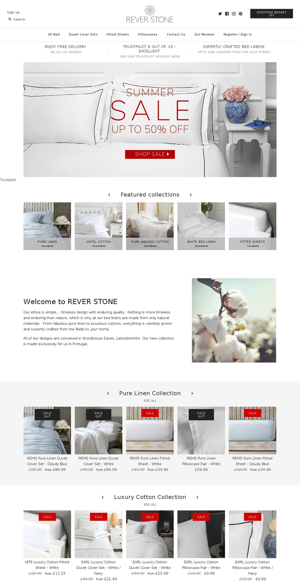 reverstone.com — Shopify storefront screenshot