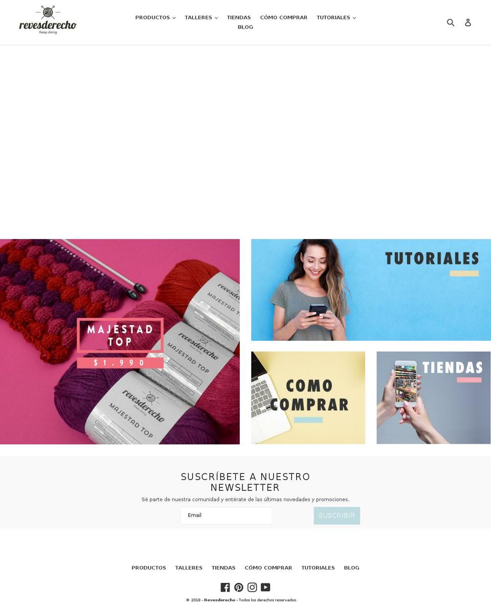 revesderecho.com — Shopify storefront screenshot