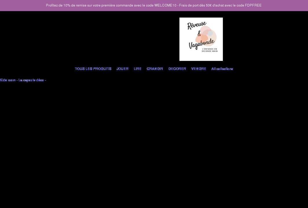 reveusesetvagabondes.com shopify website screenshot