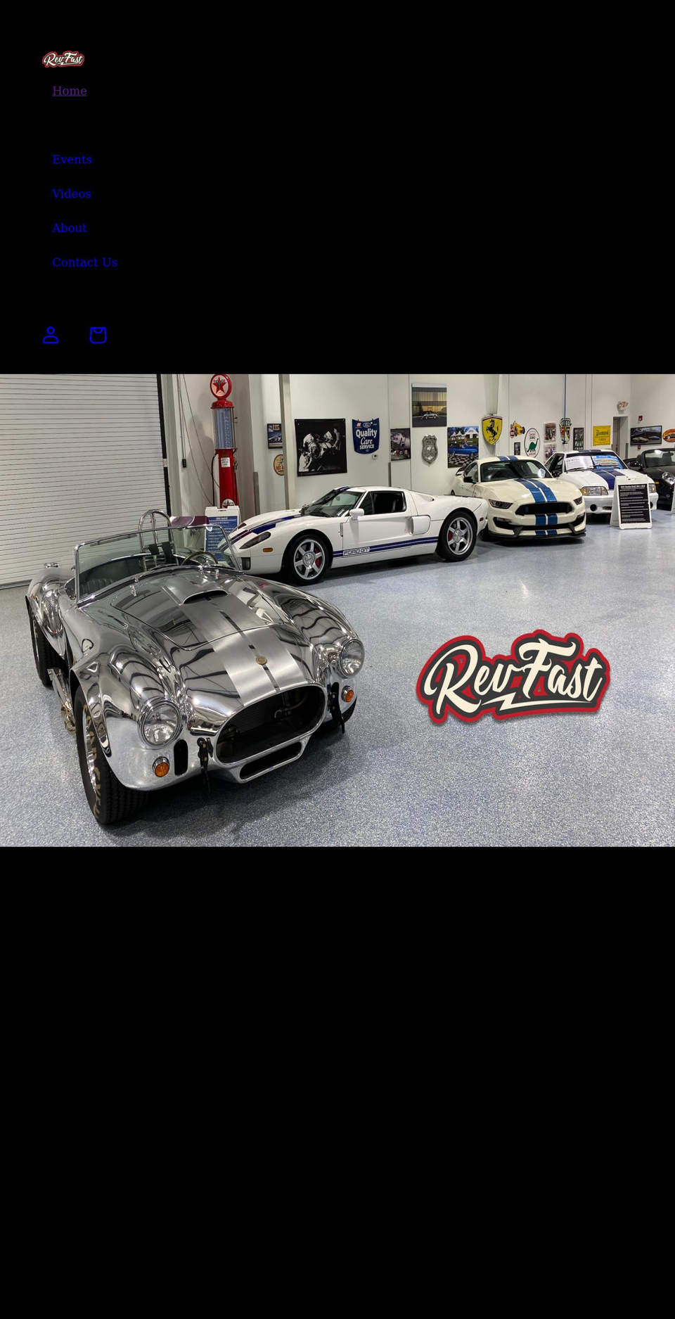 revfast.com shopify website screenshot