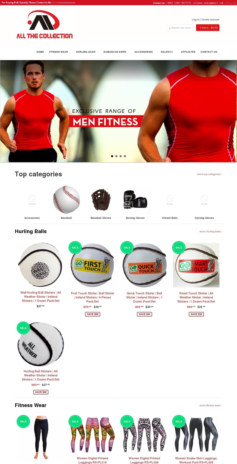 review-sports-pakistan.myshopify.com shopify website screenshot