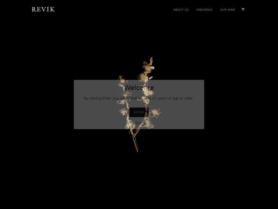 revikwine.com shopify website screenshot