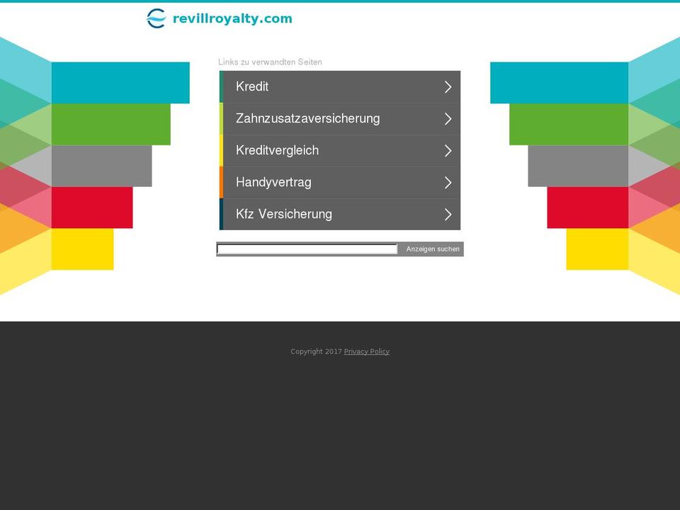 revillroyalty.com — Shopify storefront screenshot