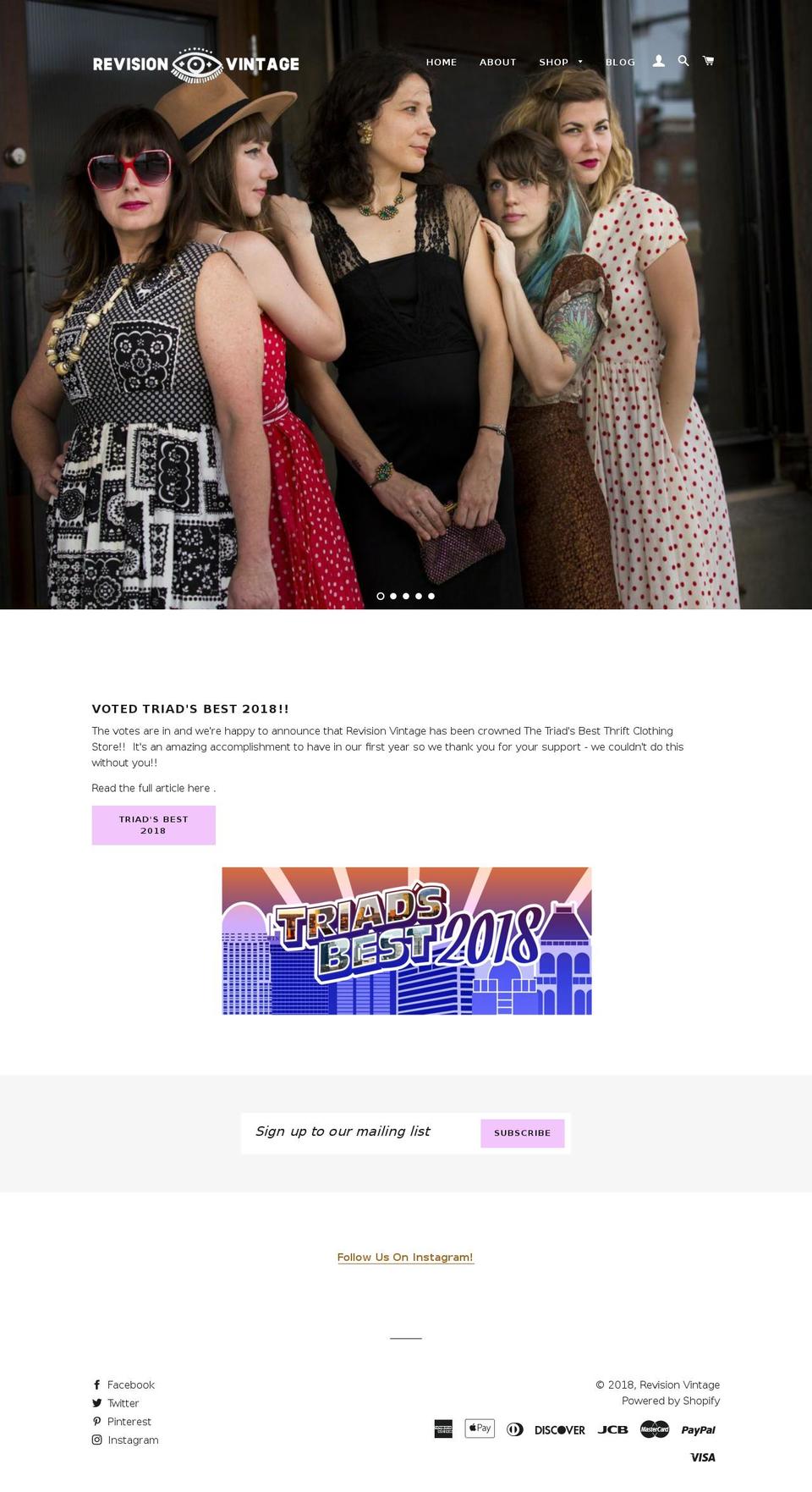 revisionvtg.com — Shopify storefront screenshot