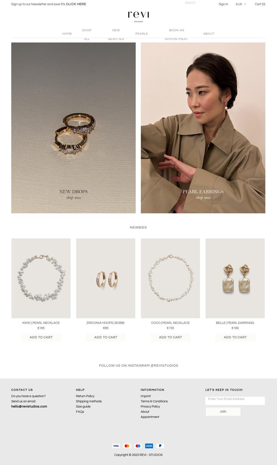 revistudios.com — Shopify storefront screenshot