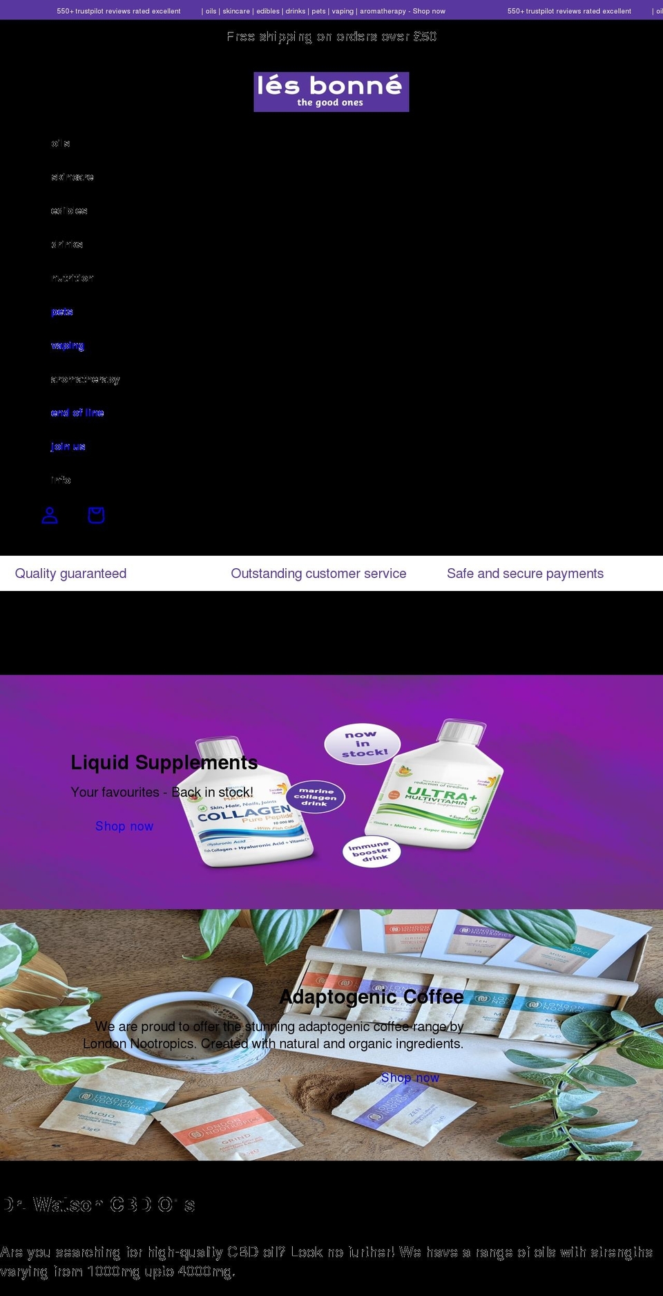 revitalizecbd.co.uk shopify website screenshot