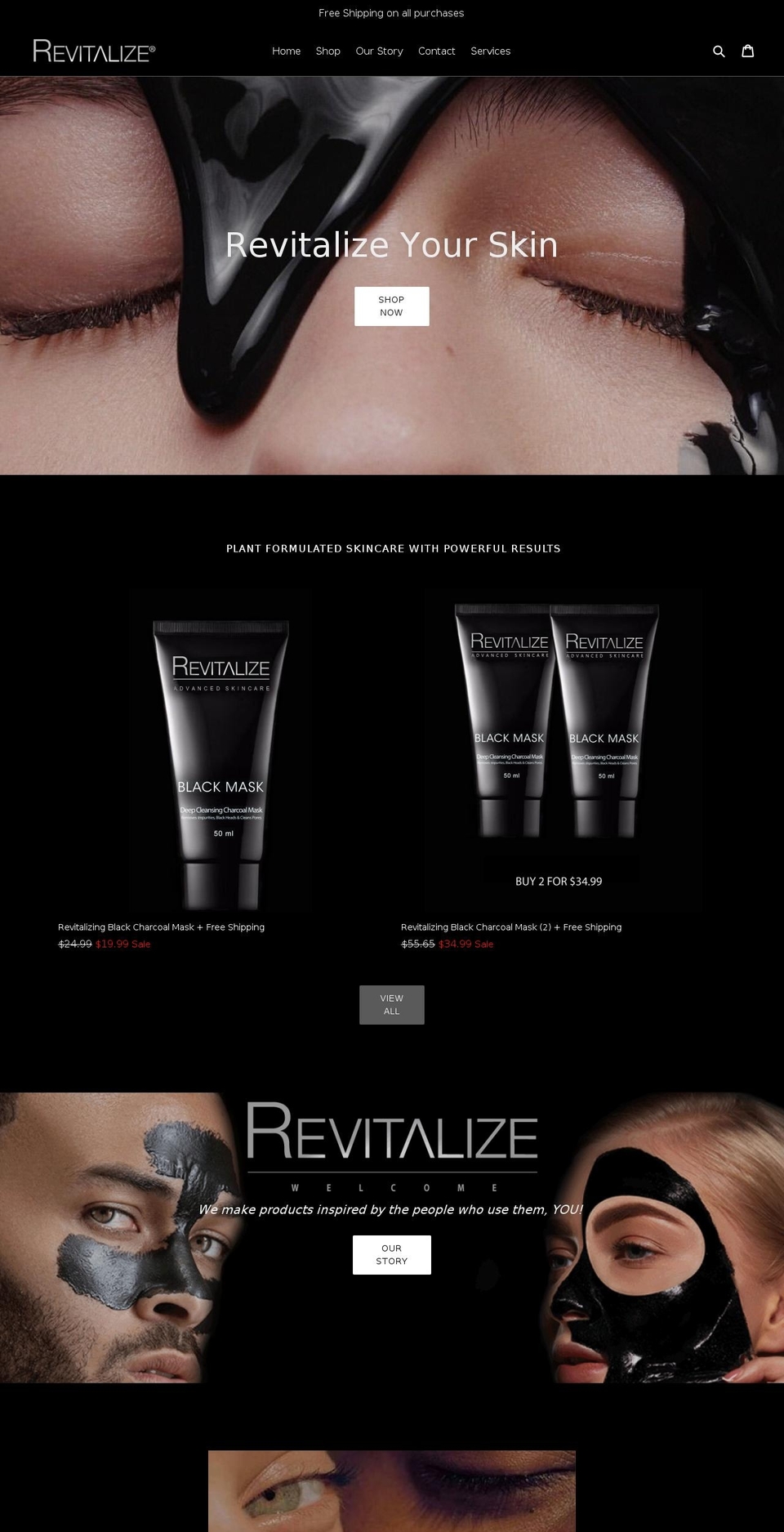 revitalizeproductsusa.com — Shopify storefront screenshot
