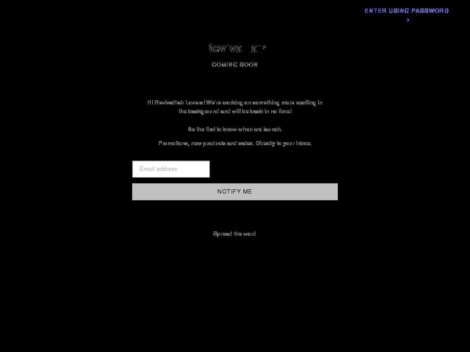 revivahair.com shopify website screenshot