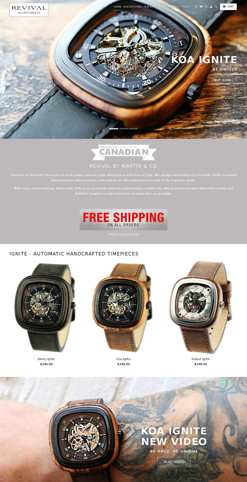 revivalbymartinandco.com shopify website screenshot