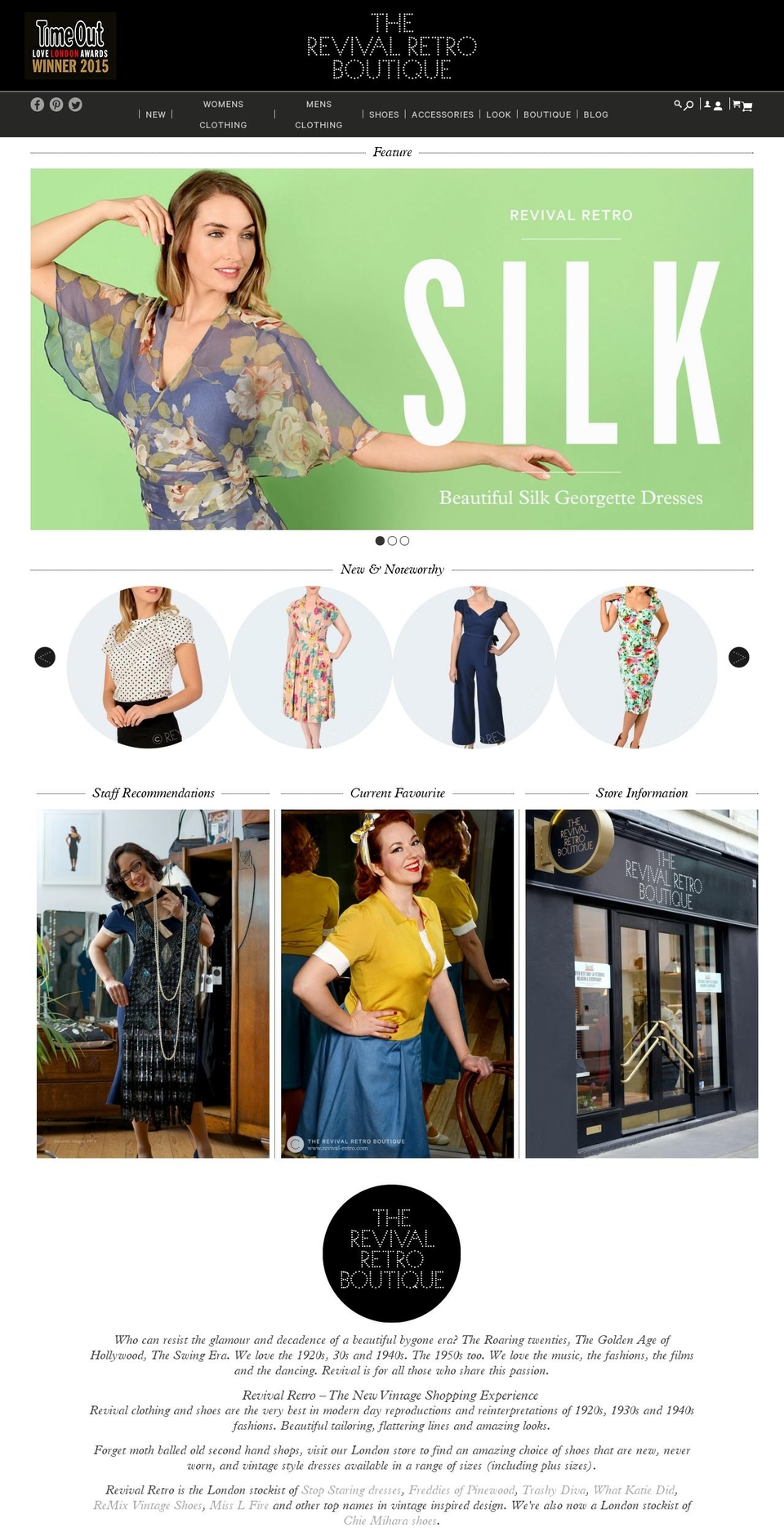 revivalretro.com shopify website screenshot