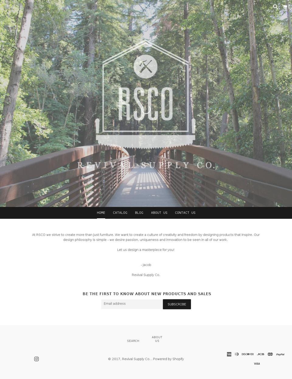 revivalsupply.co shopify website screenshot