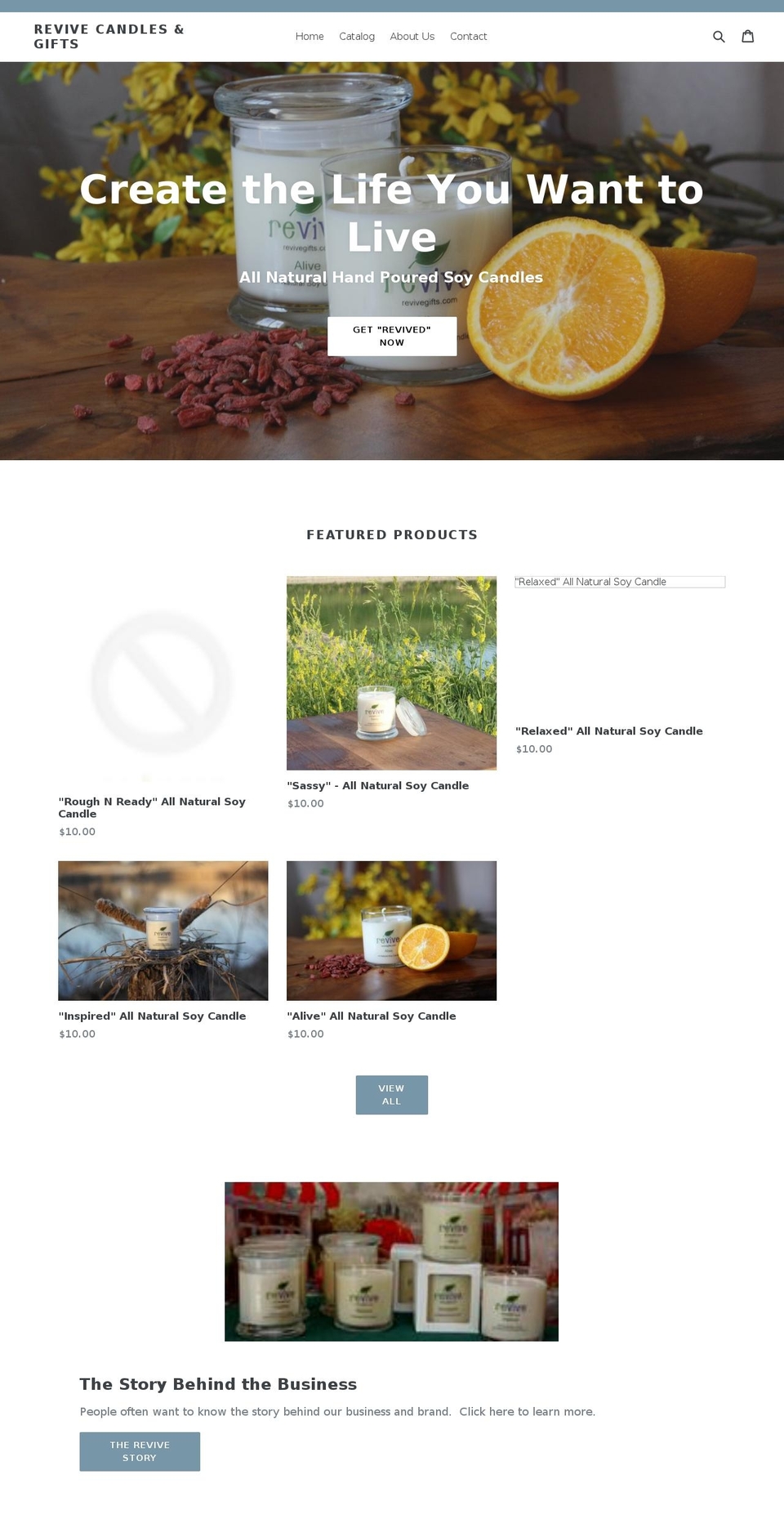 revivegifts.com — Shopify storefront screenshot