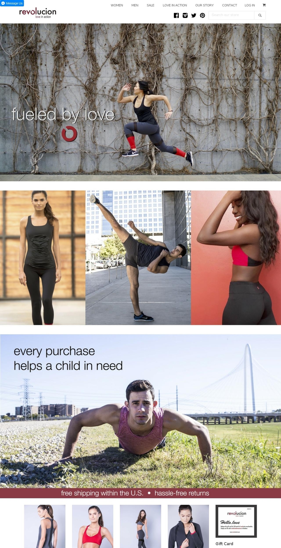 revolucionla.com shopify website screenshot