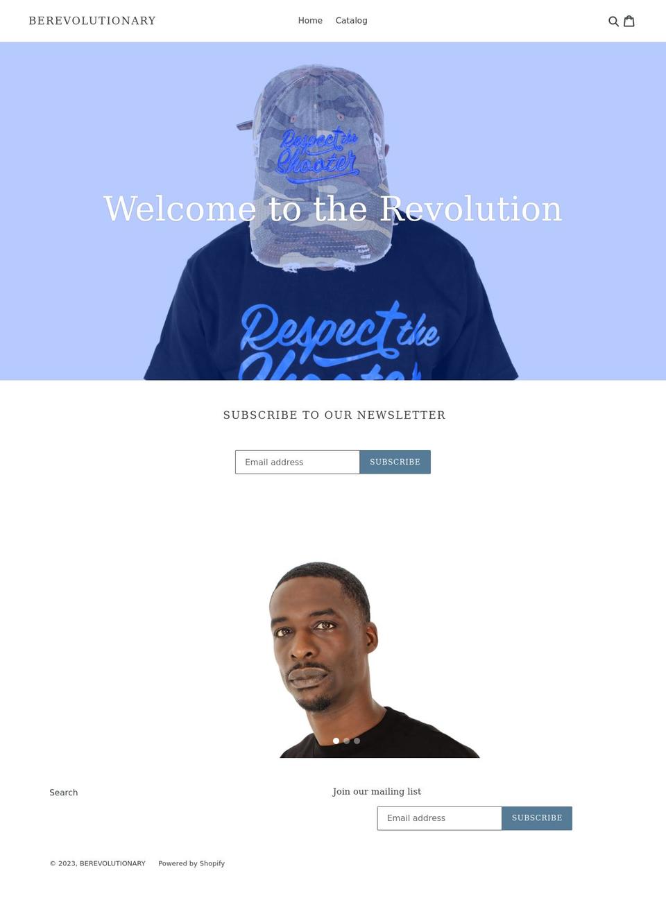 revolutionarybynature.com shopify website screenshot