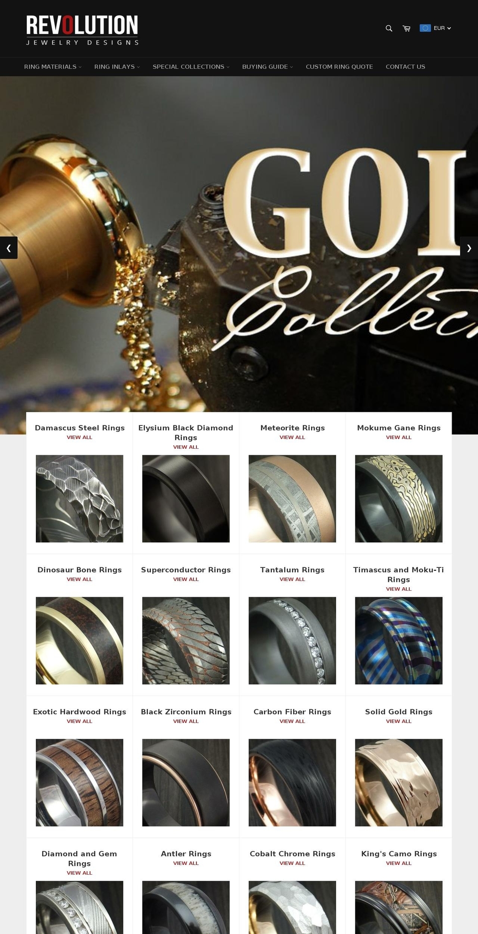 revolutionjewelry.info shopify website screenshot