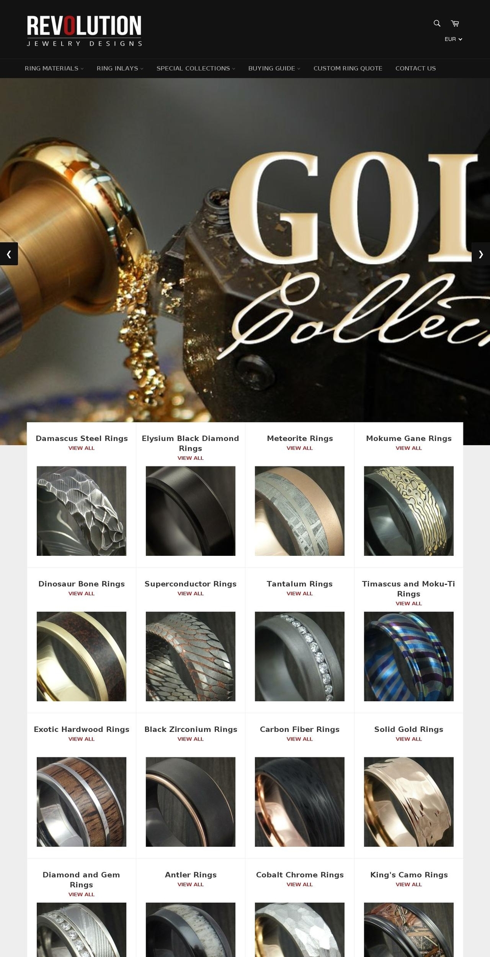 revolutionjewelry.works shopify website screenshot