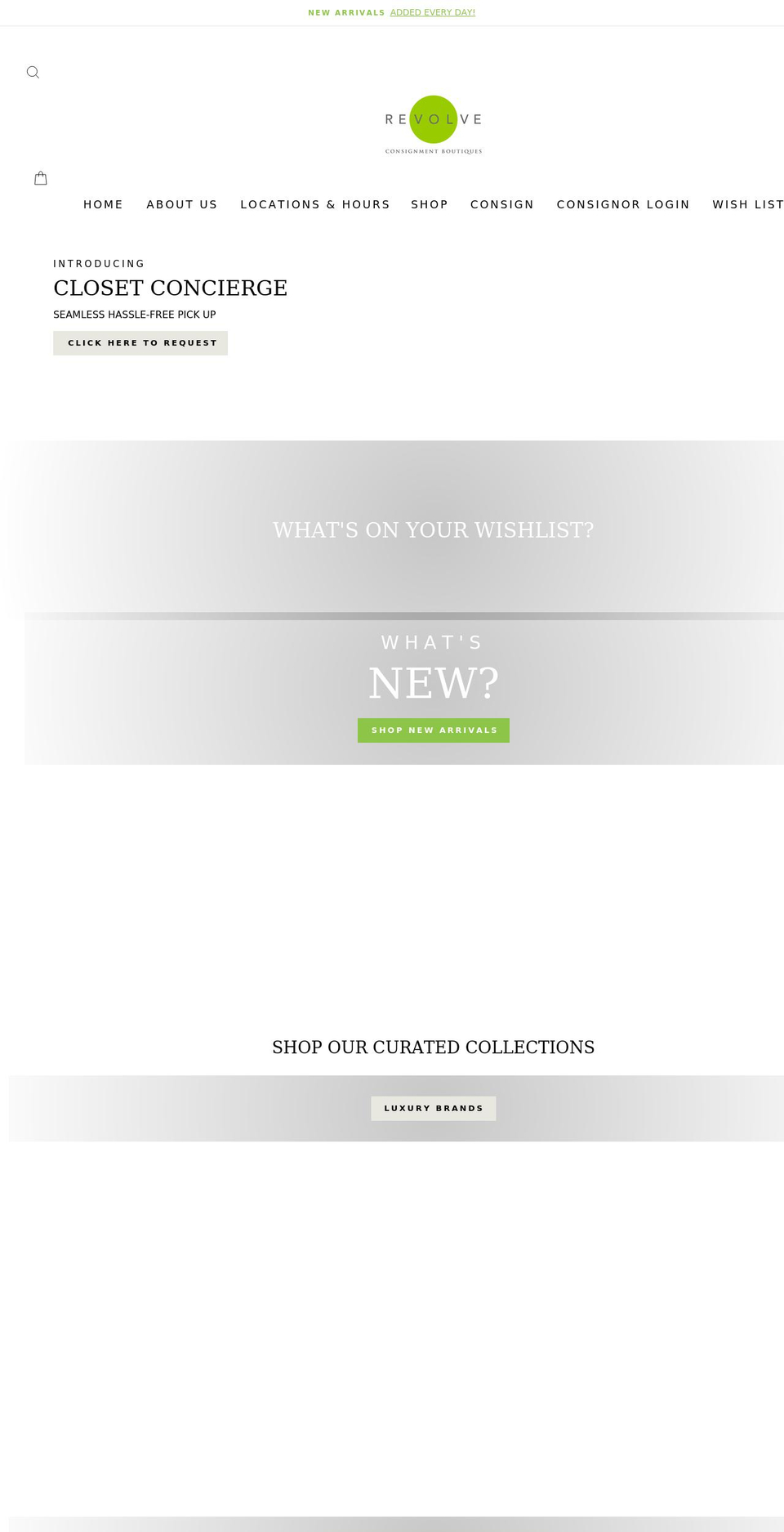 revolveboutiques.com shopify website screenshot