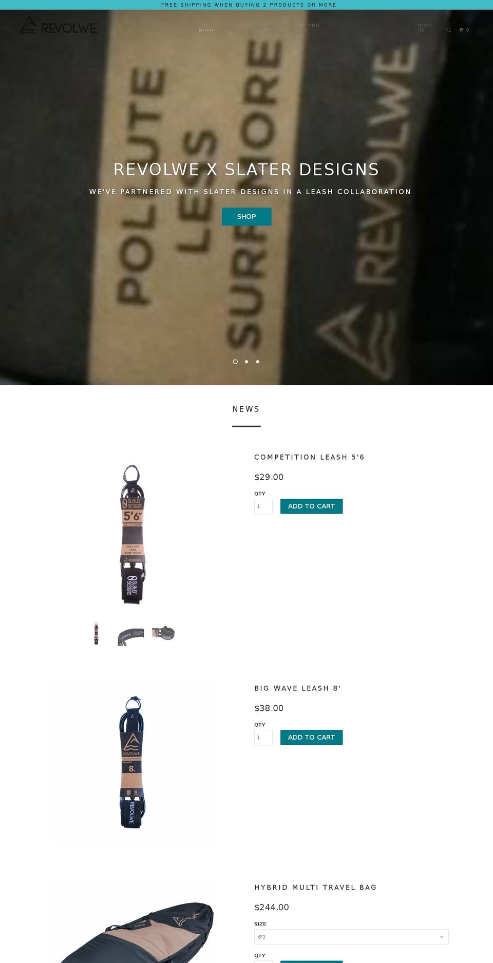 revolwe.com shopify website screenshot