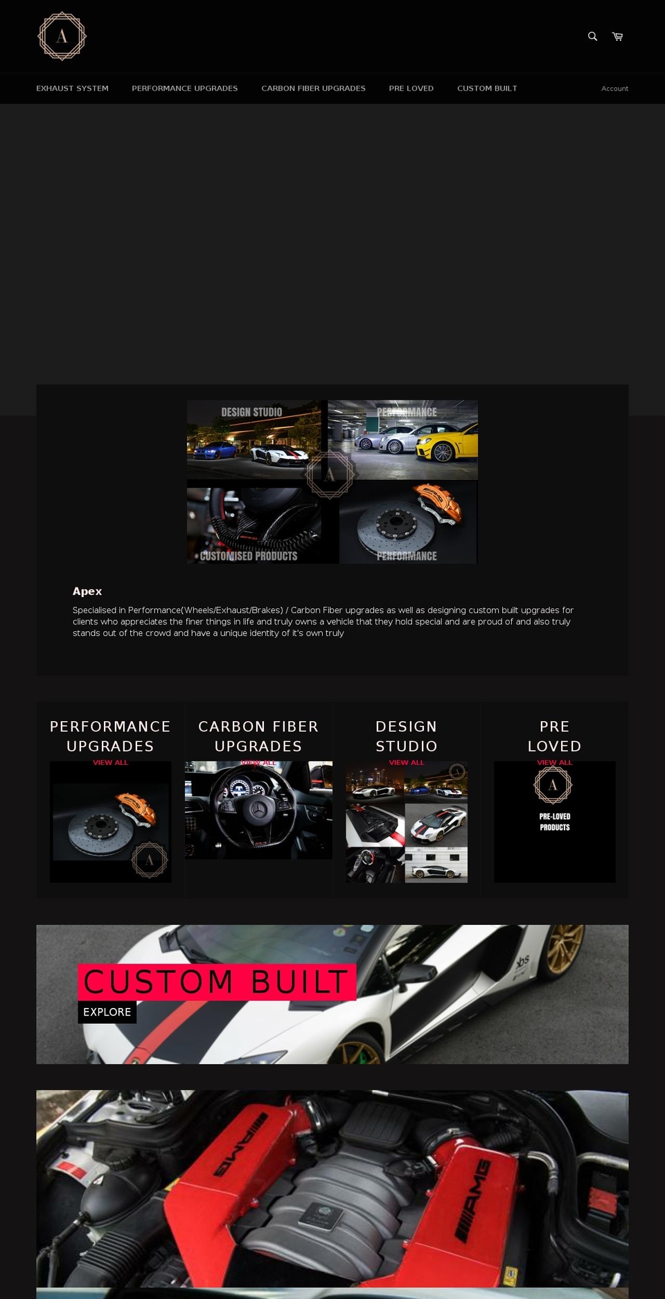revotechmotorsports.com — Shopify storefront screenshot