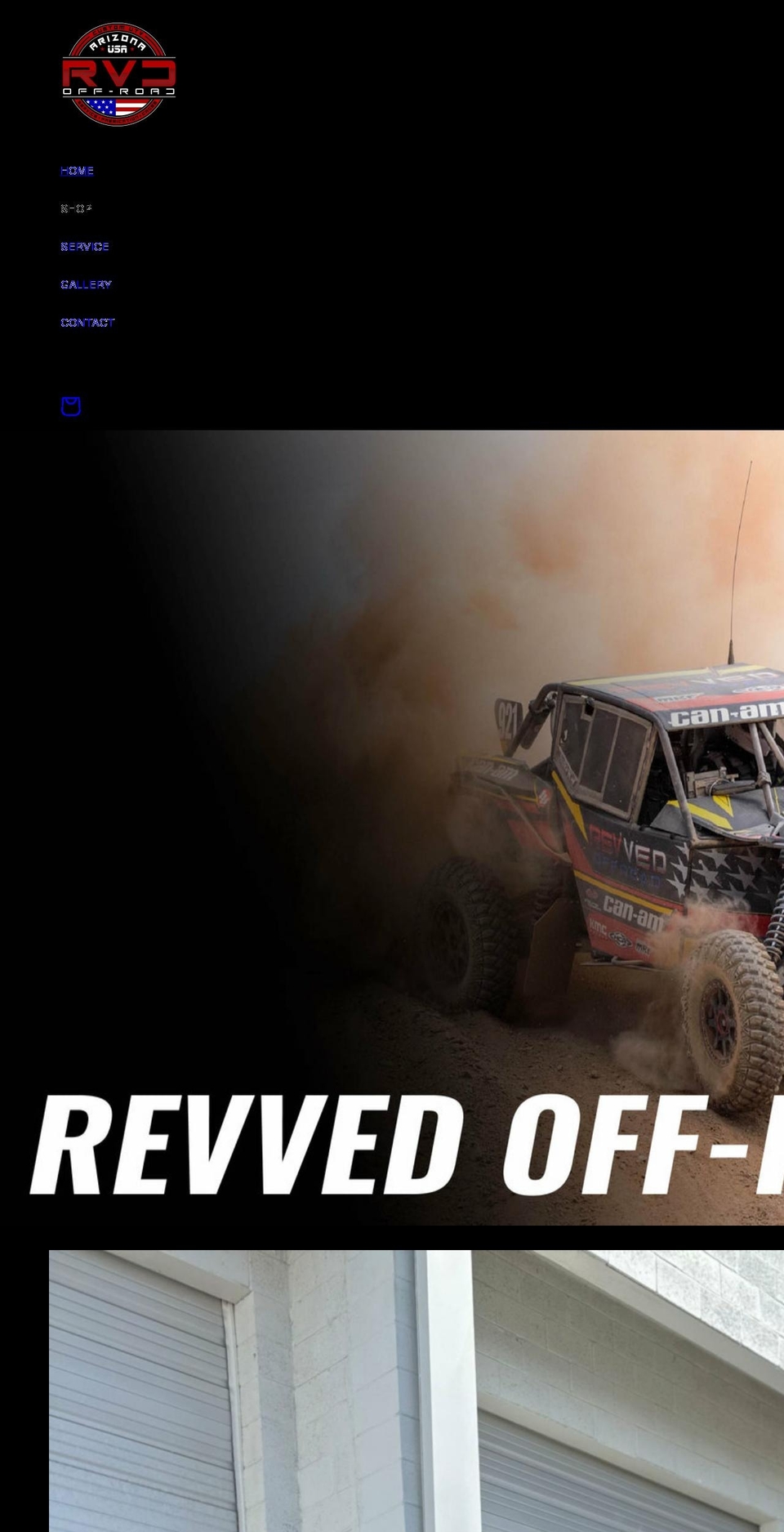 revvedoffroad.com shopify website screenshot