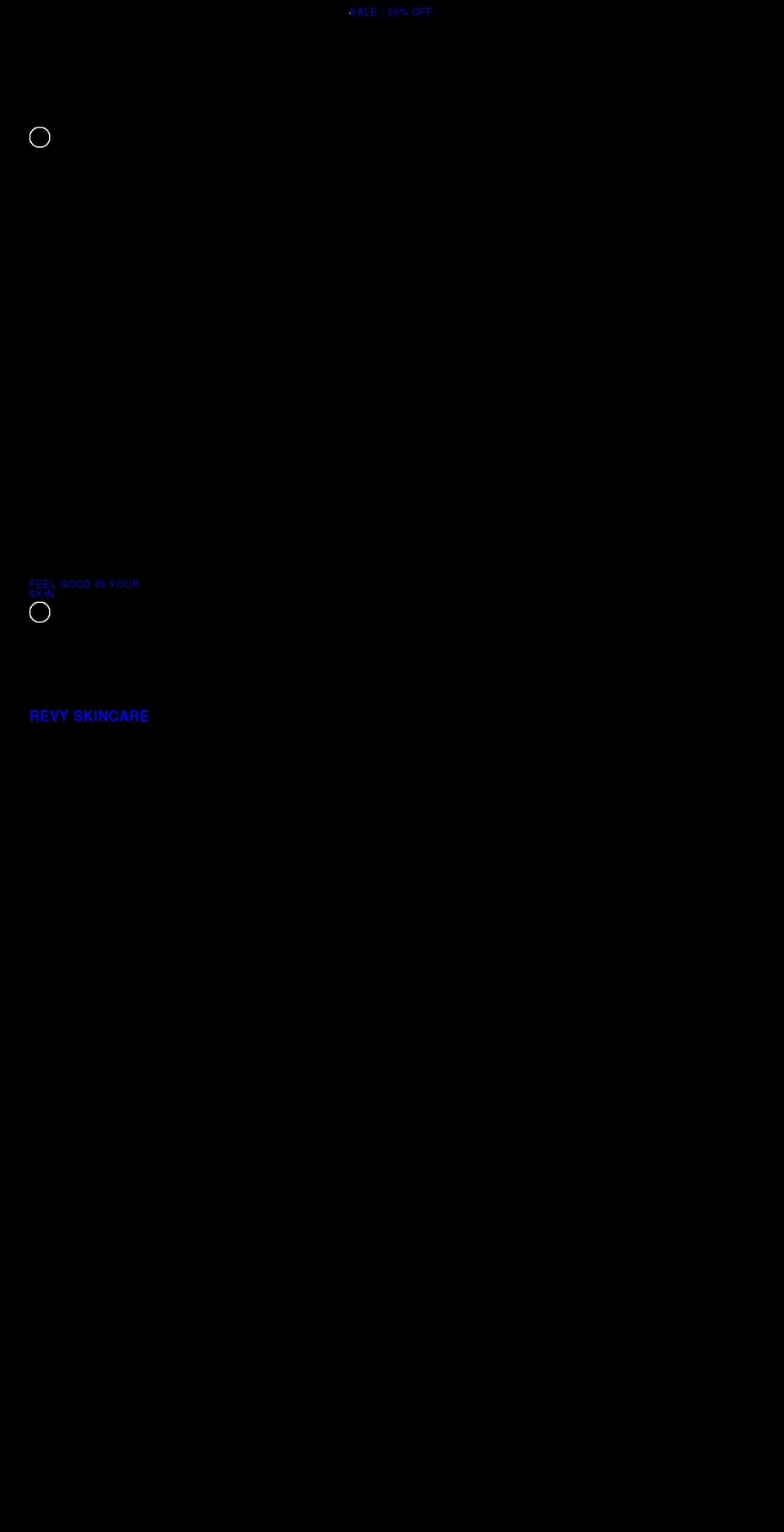 revyskincare.com shopify website screenshot