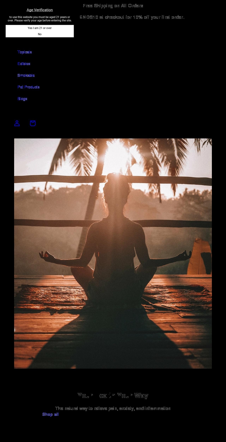 rewardbotanicals.com shopify website screenshot