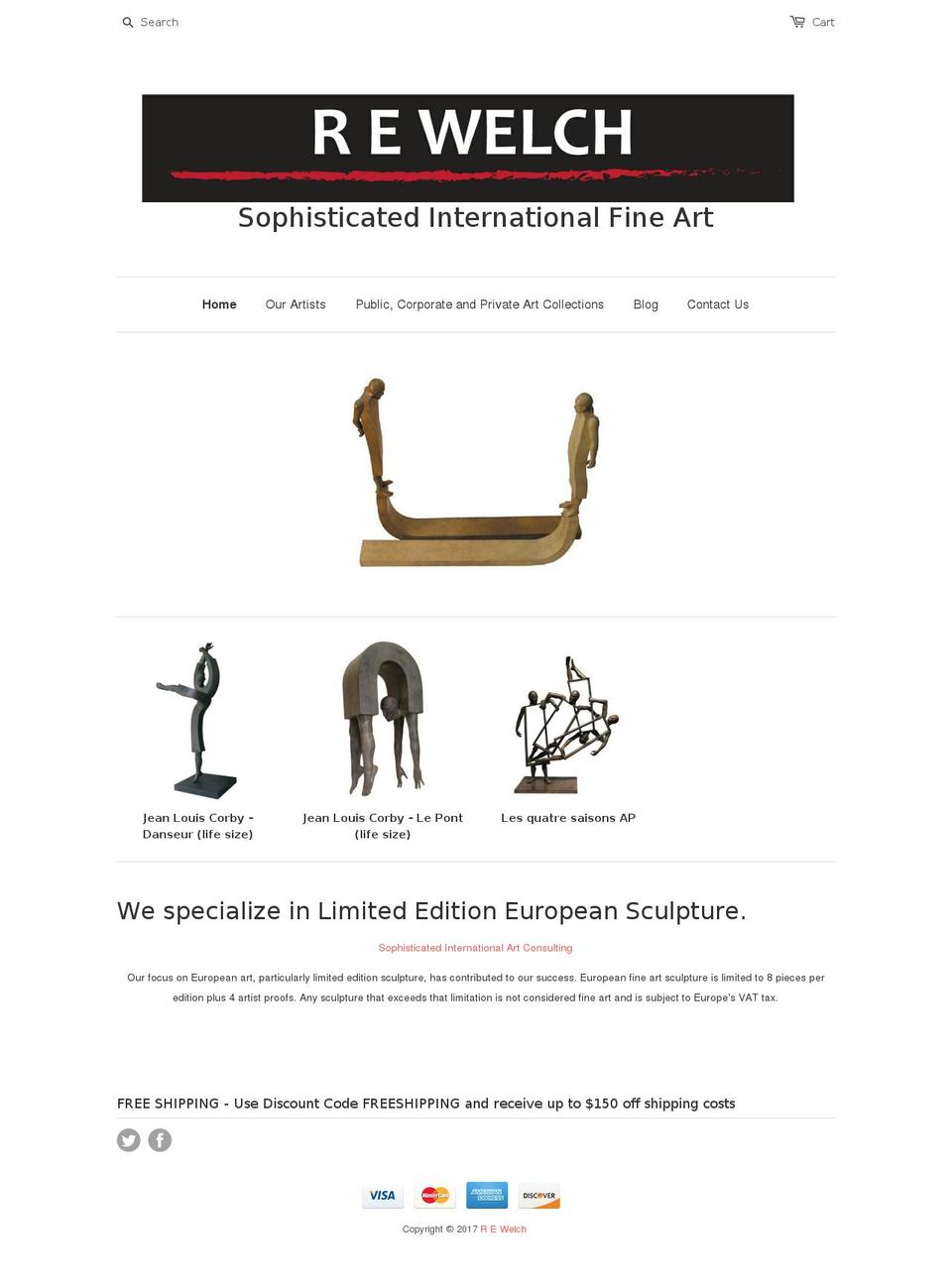 rewelch.com shopify website screenshot