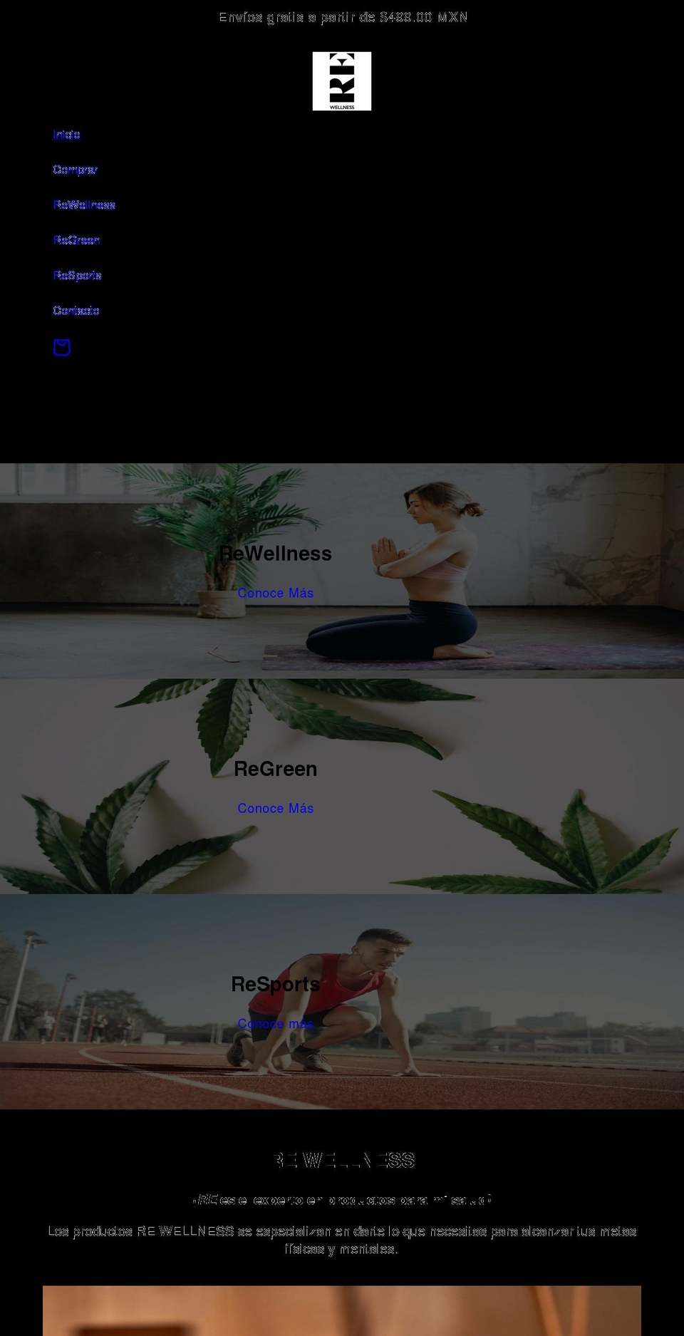 rewellness.com shopify website screenshot