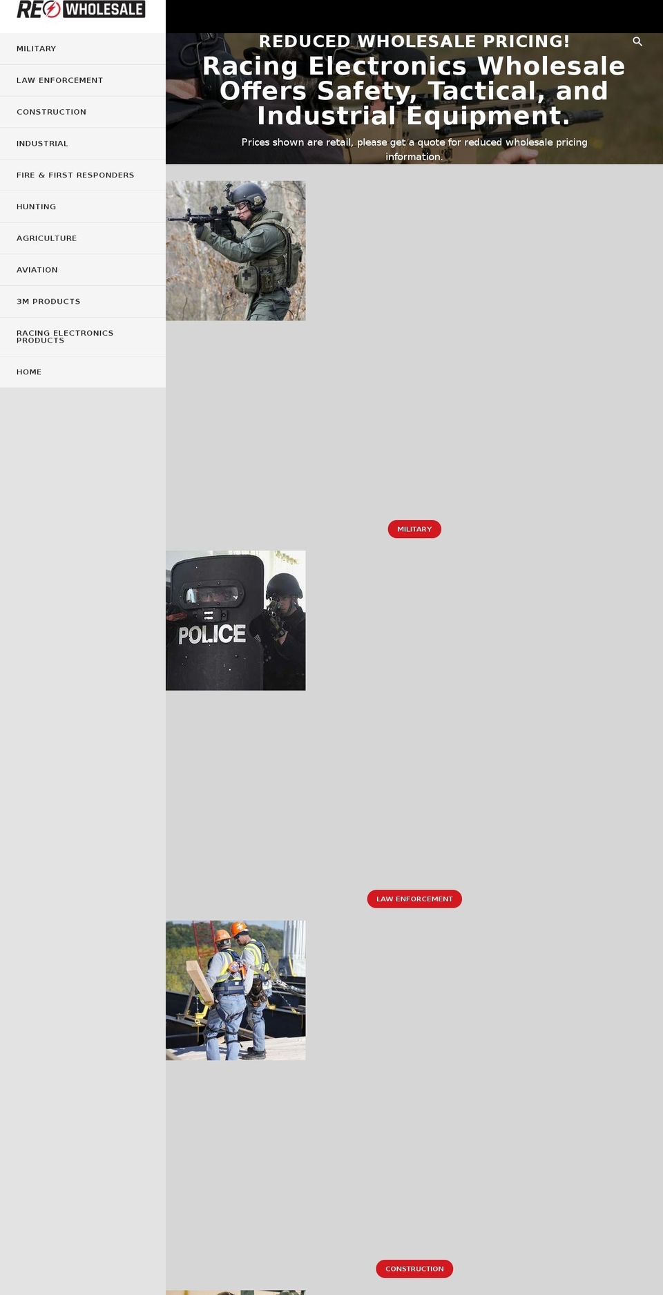 rewholesale.com shopify website screenshot