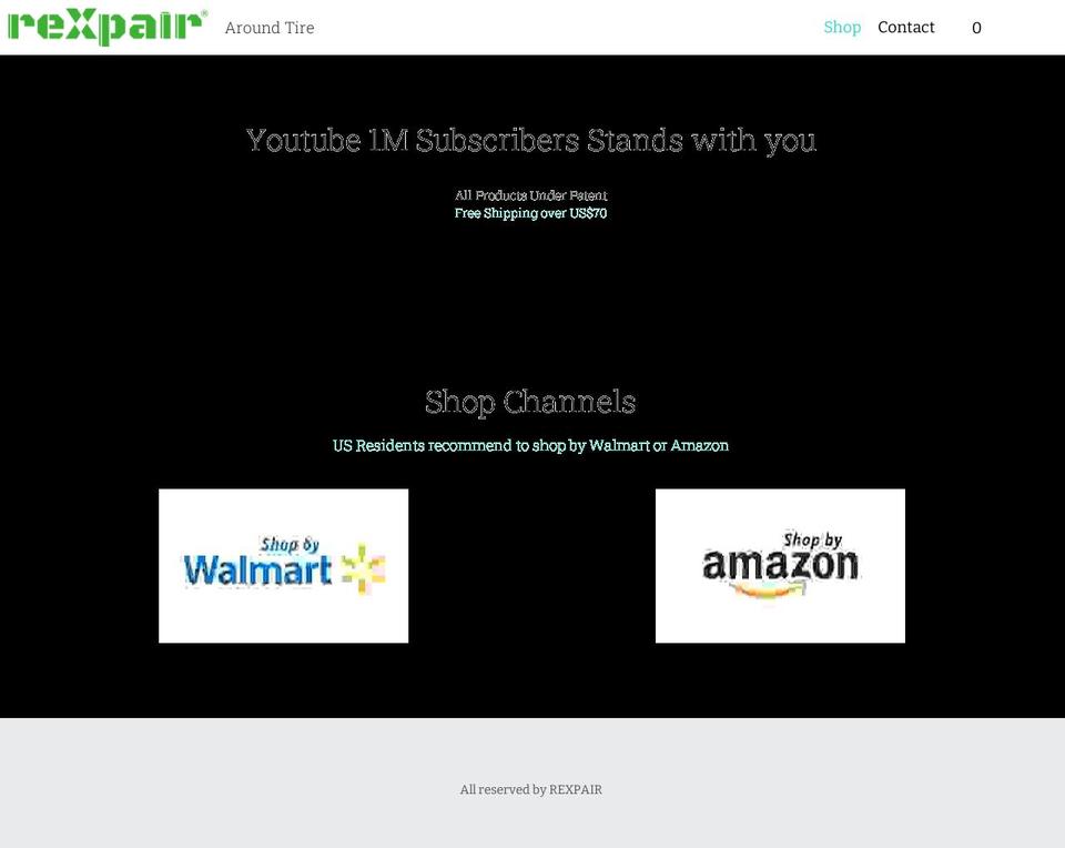 rexpair.com shopify website screenshot