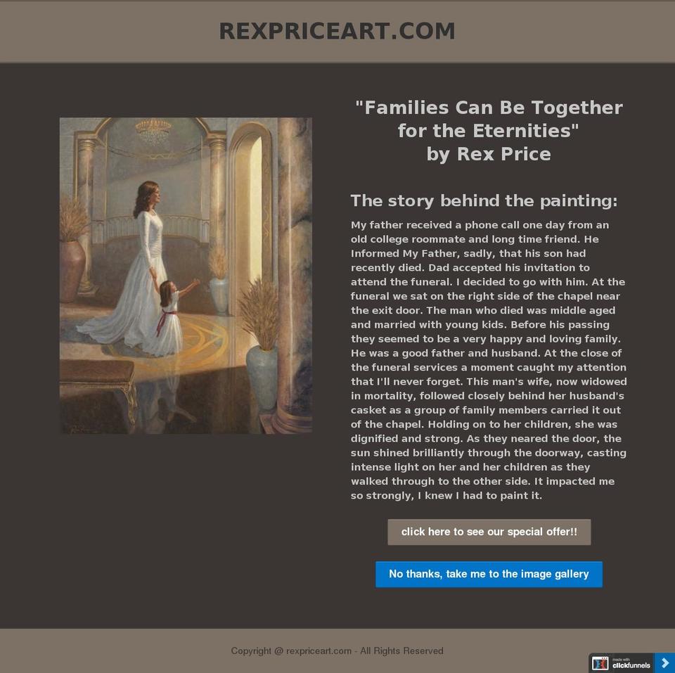 rexpriceart.com — Shopify store on .com