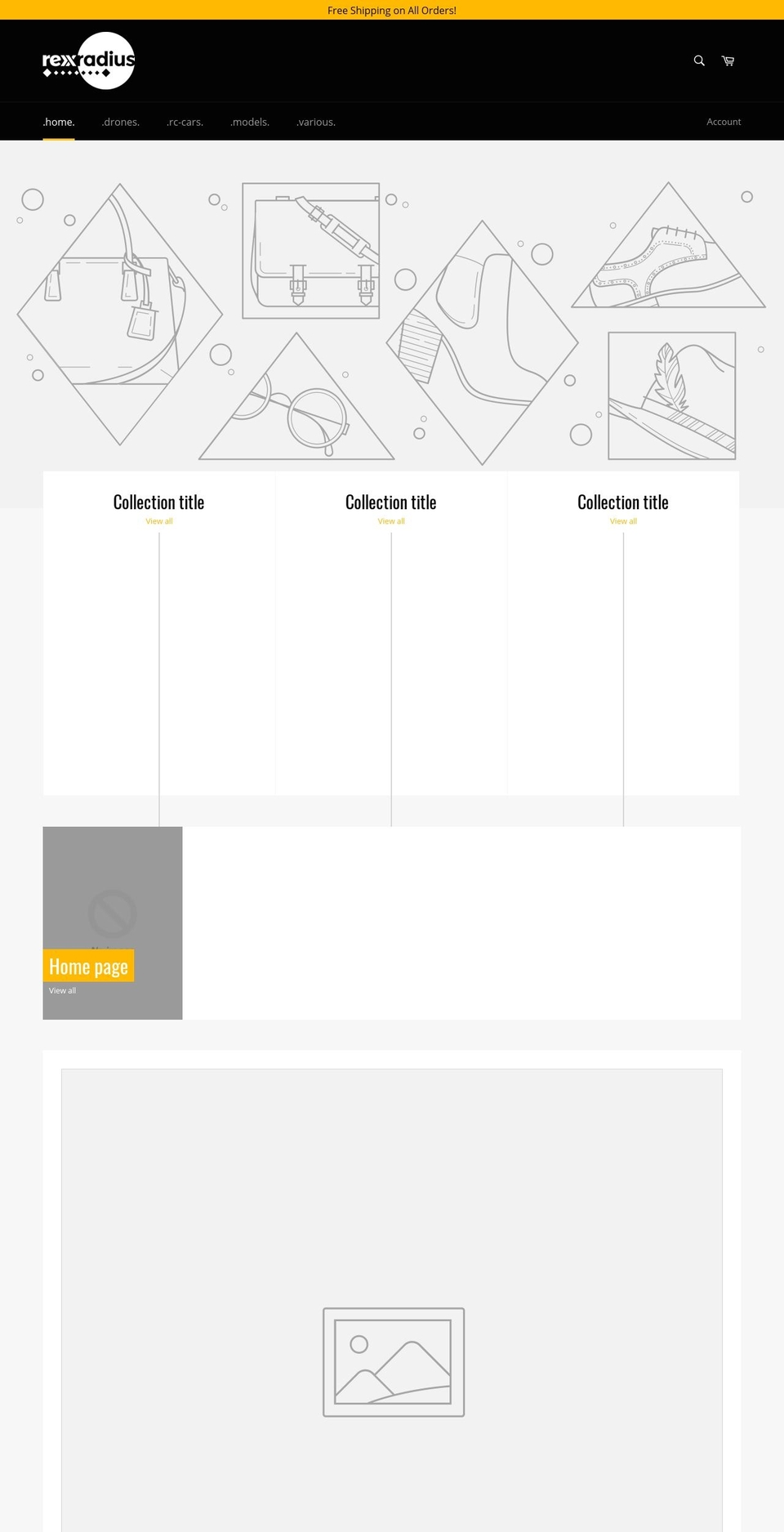 rexxradius.com — Shopify storefront screenshot
