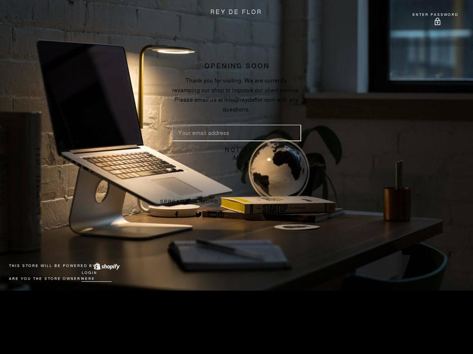 reydeflor.com shopify website screenshot