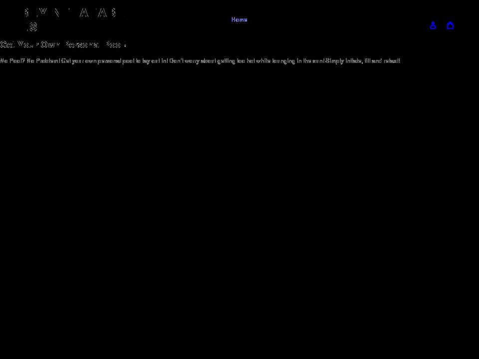 reyinflatables.com shopify website screenshot