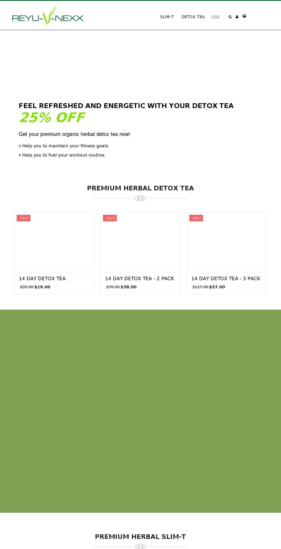 reyu-v-nexx.com shopify website screenshot