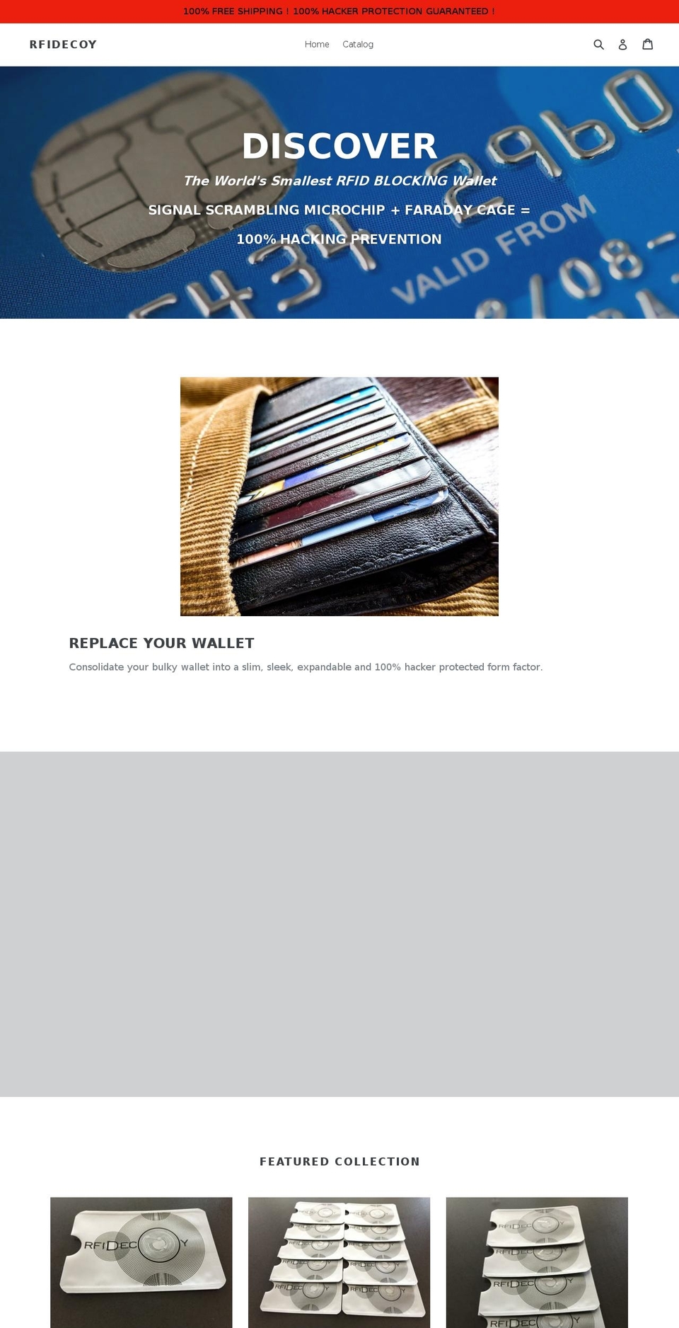 rfidecoy.com — Shopify storefront screenshot
