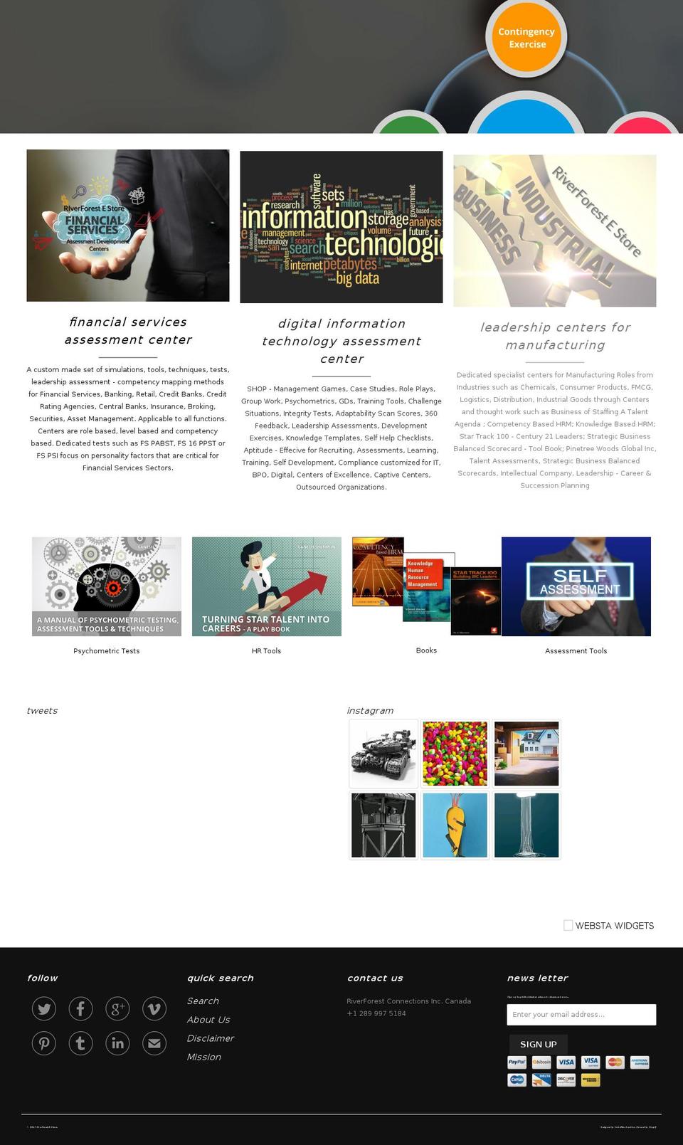 rforc.com shopify website screenshot