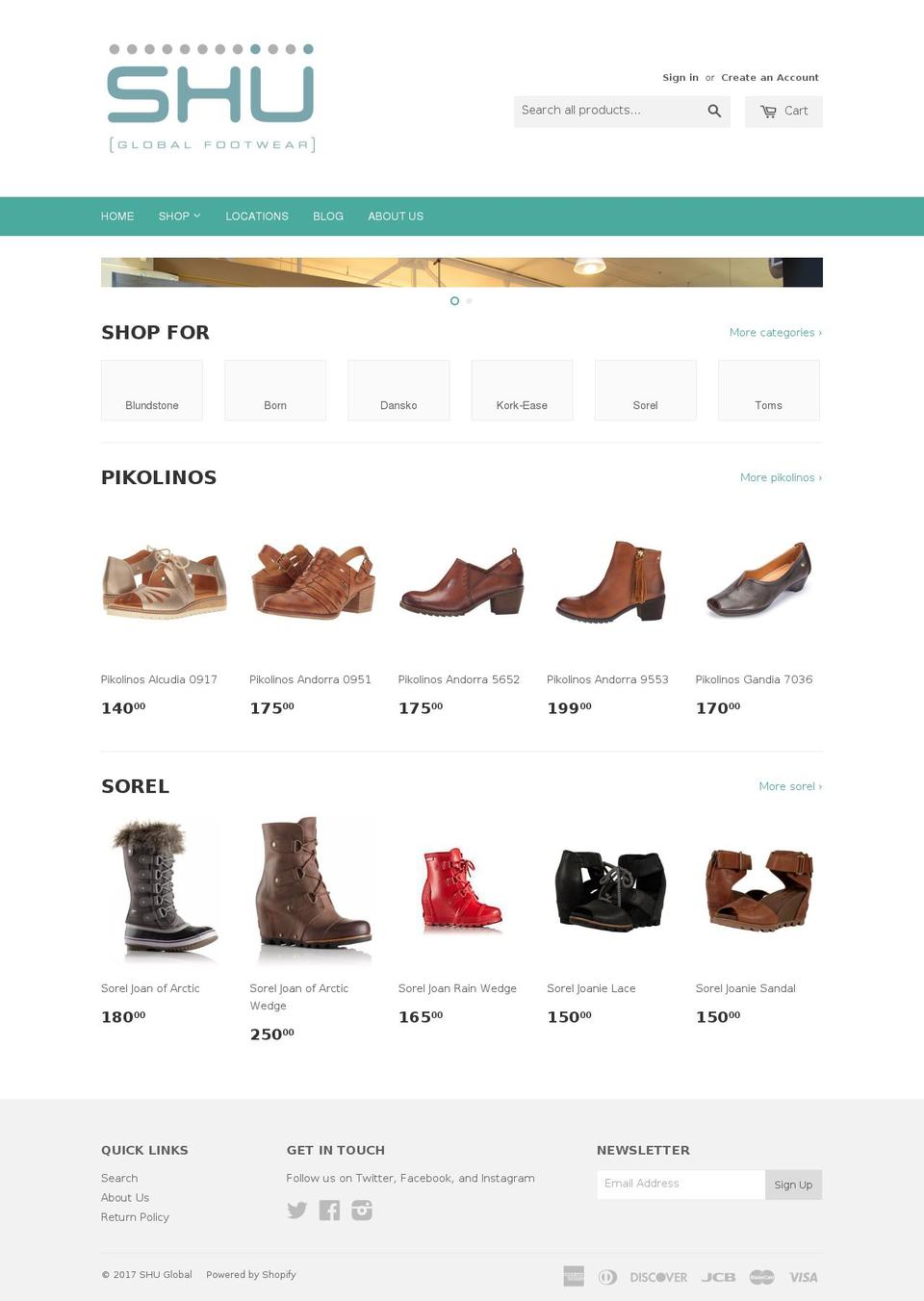 rgshoes.com shopify website screenshot