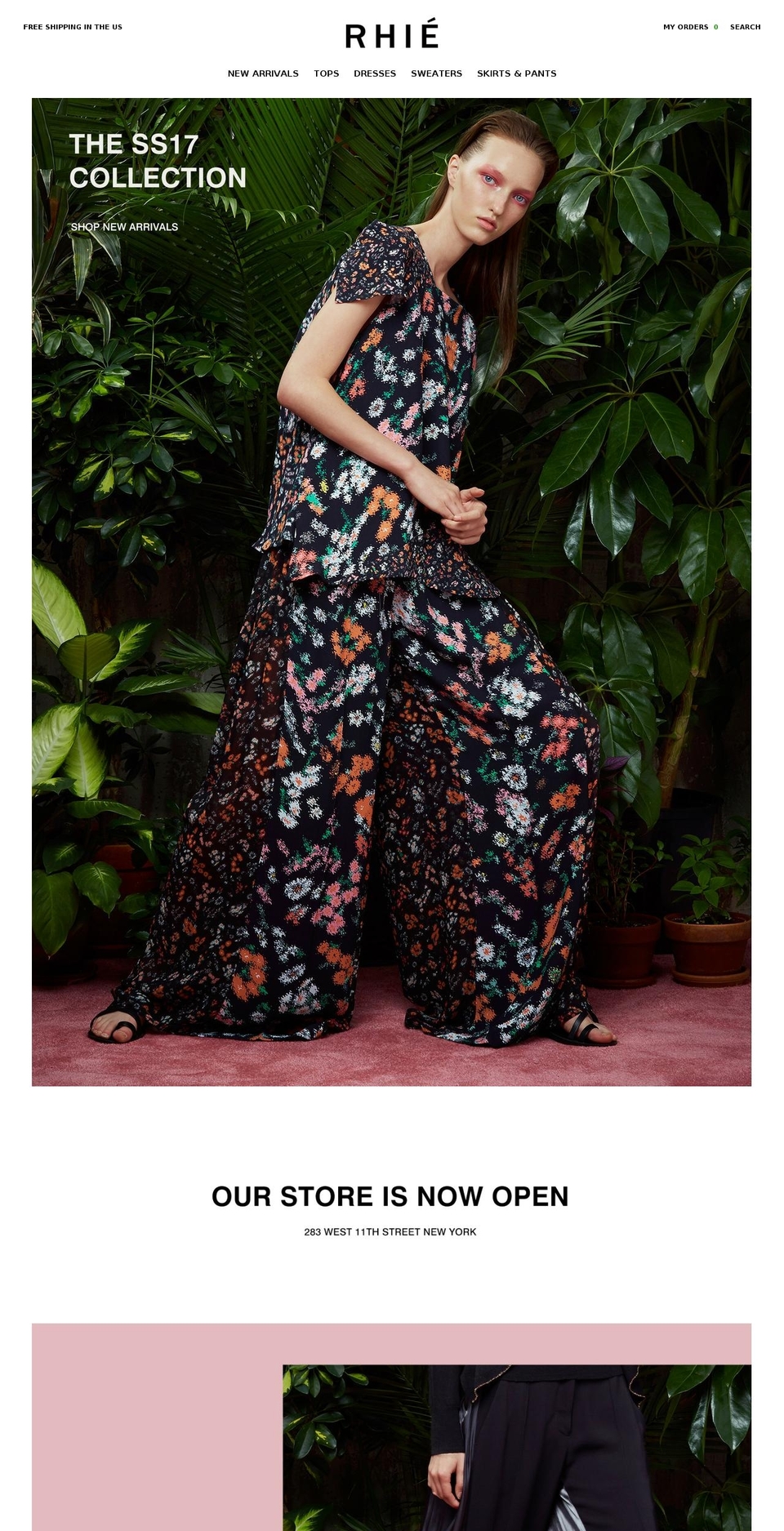 rhiestudio.com shopify website screenshot