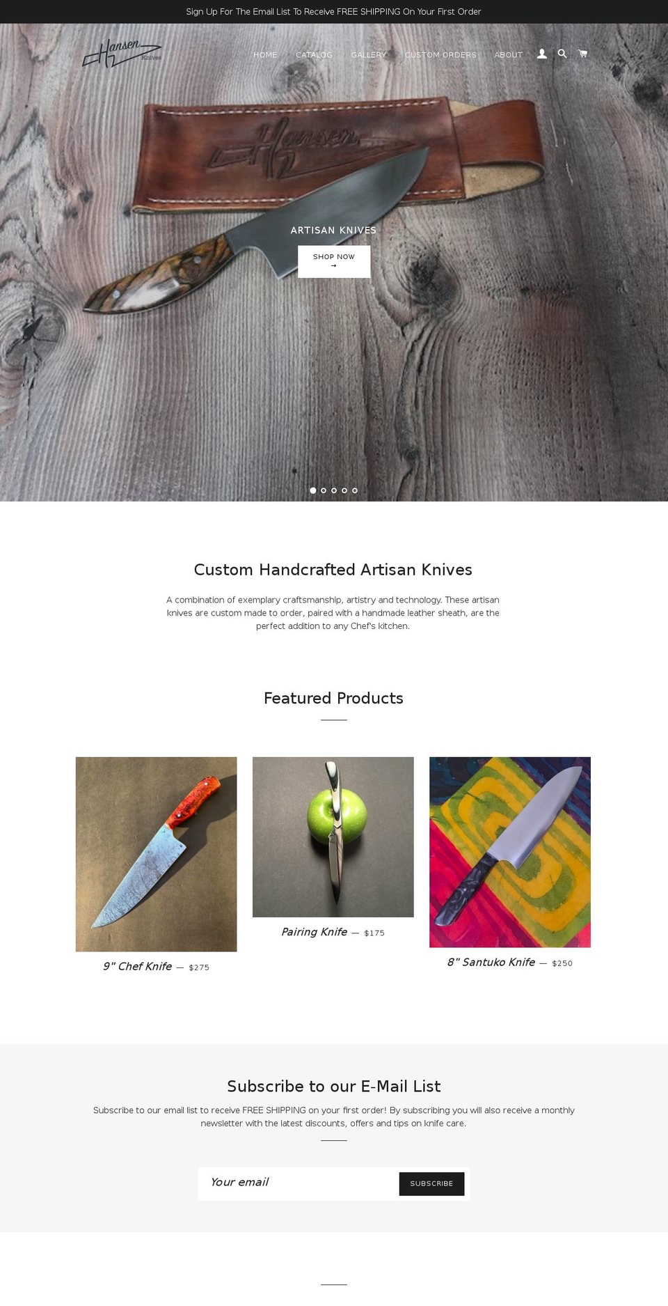 rhinoknucks.com — Shopify storefront screenshot