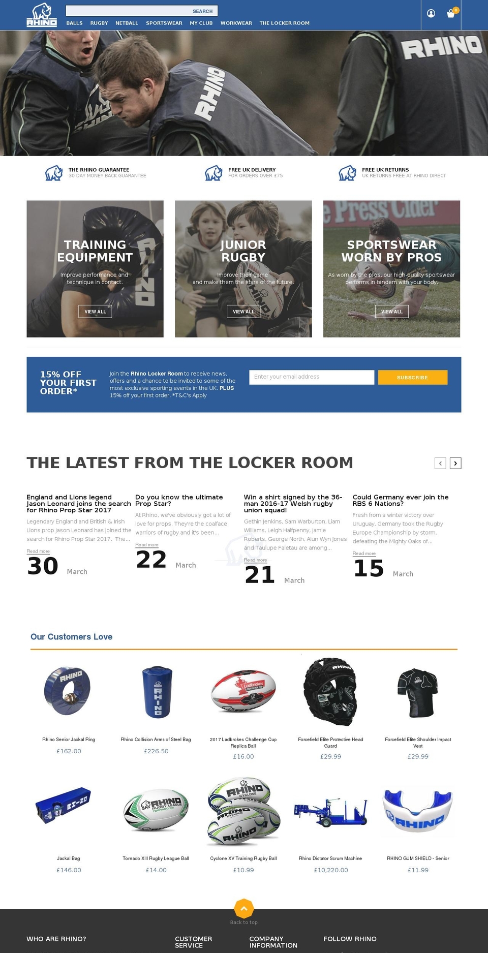 Rhino Direct v1.2 Shopify theme site example rhinoplc.com