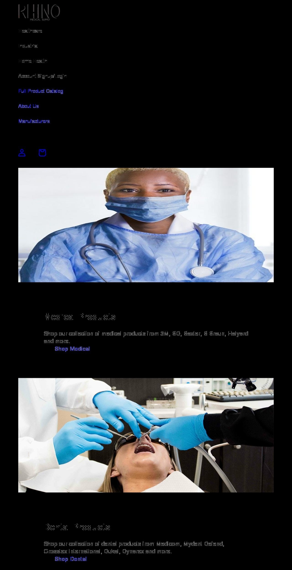 rhinoprotected.com shopify website screenshot