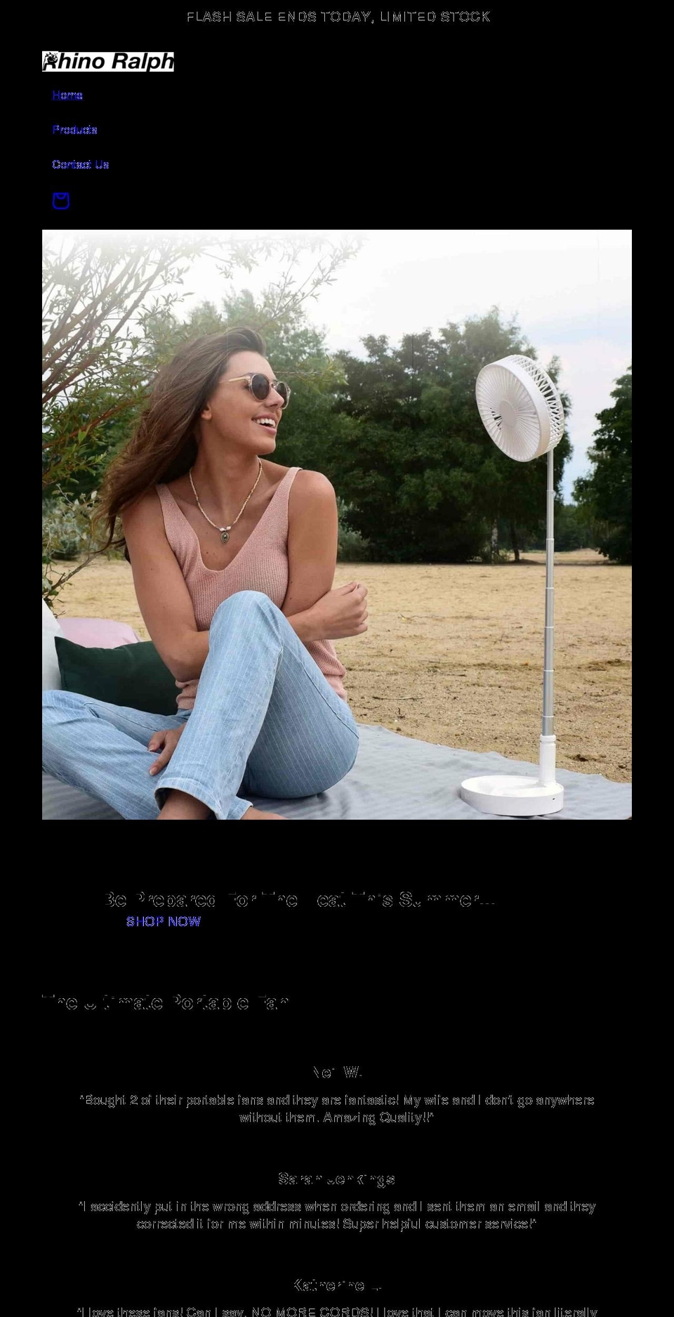 rhinoralph.com shopify website screenshot