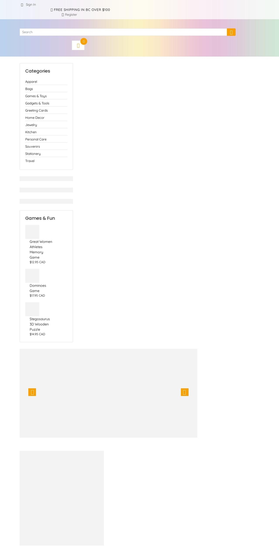 rhinostore.ca shopify website screenshot
