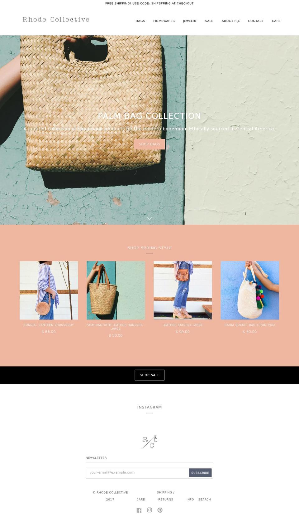 rhodecollective.com shopify website screenshot