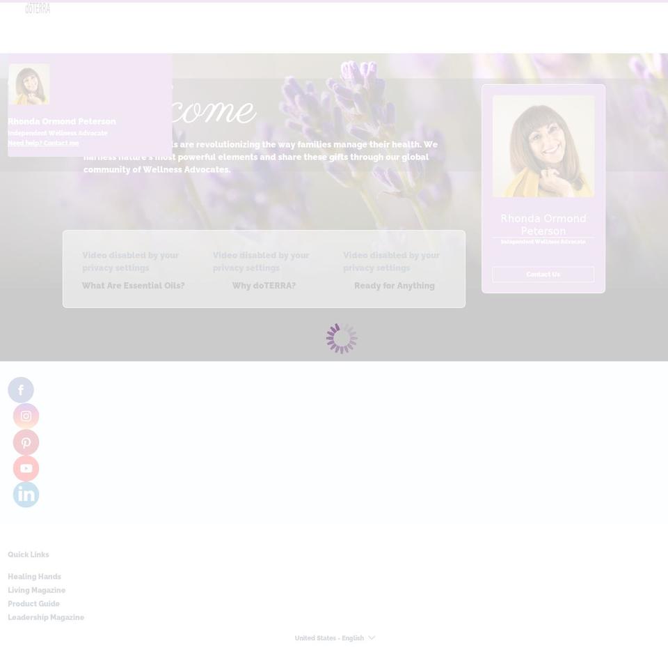 rhondaandmike.com shopify website screenshot