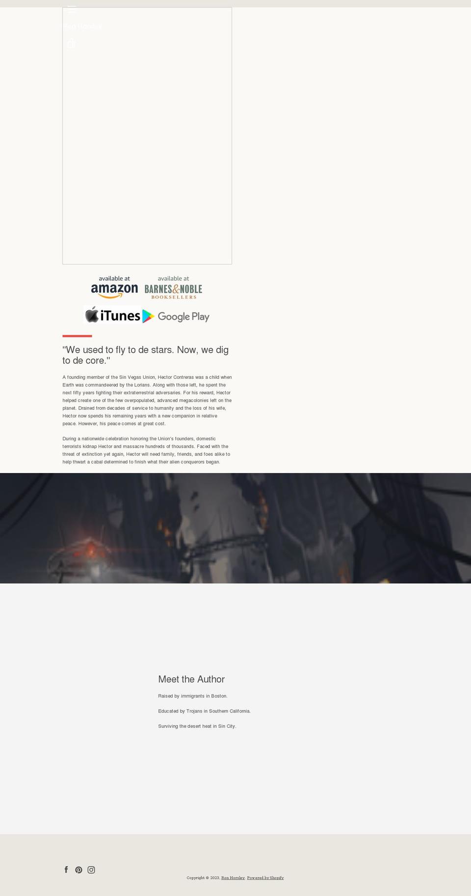 rhorsley.com shopify website screenshot