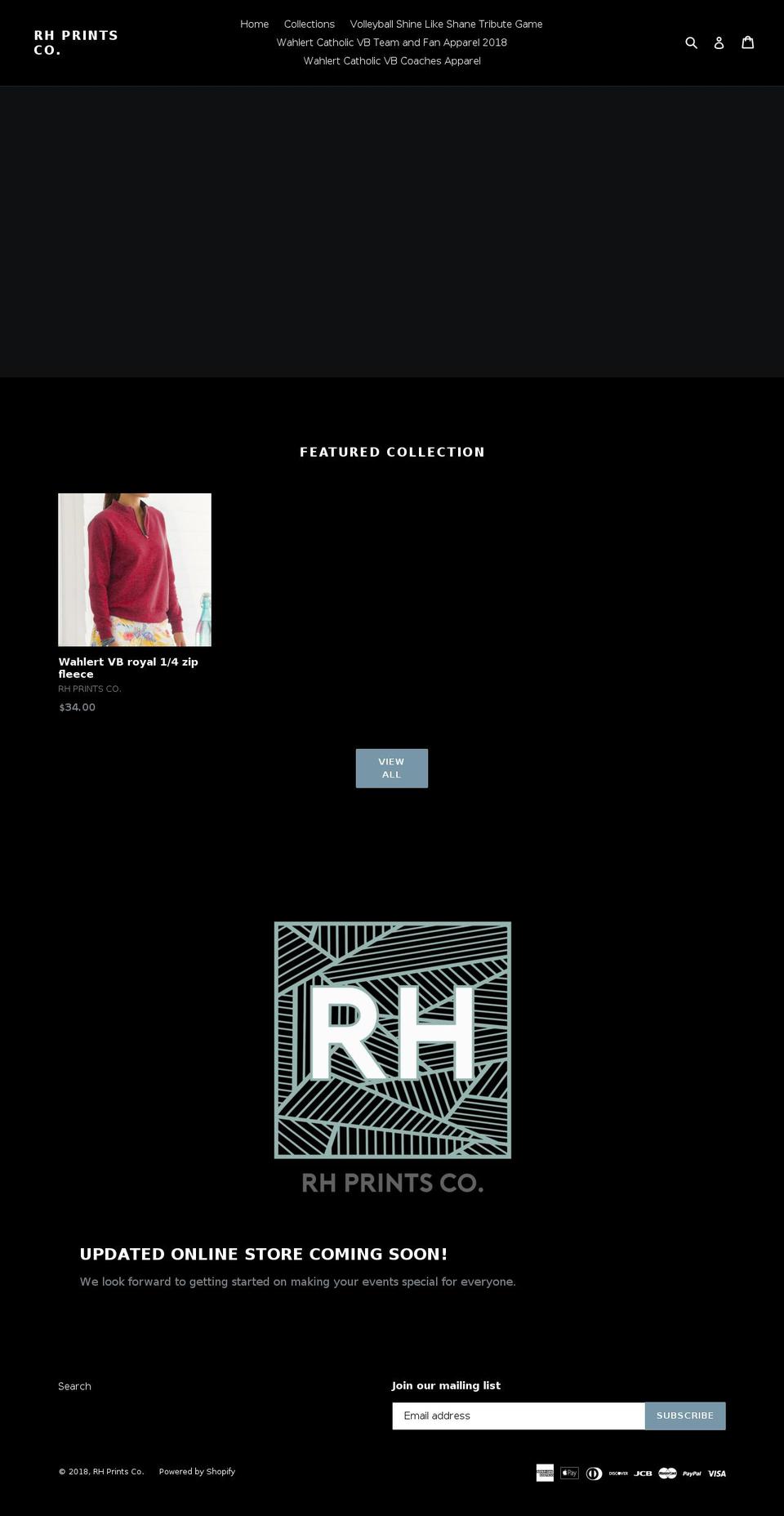 rhprintsco.com — Shopify storefront screenshot