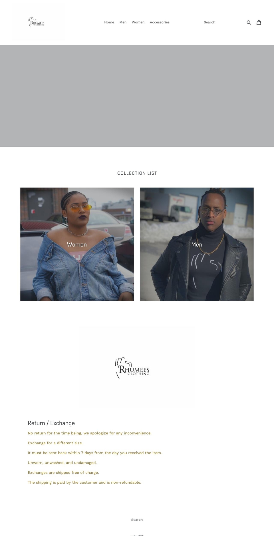 rhumees.com — Shopify storefront screenshot